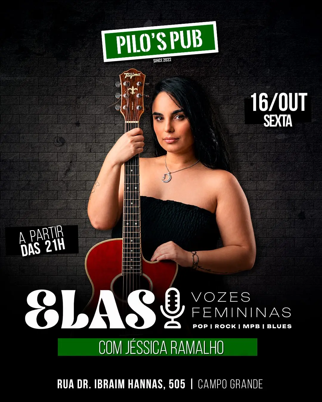 Flyer de Jéssica Ramalho e ELAS