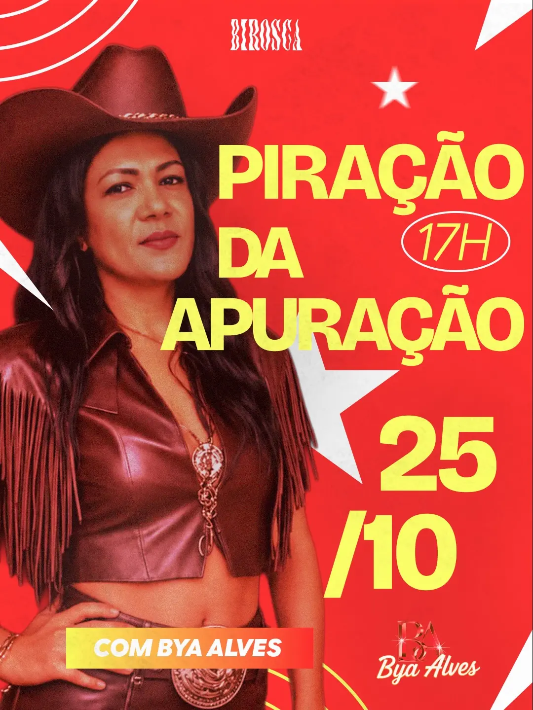 Flyer de Bya Alves Cardoso