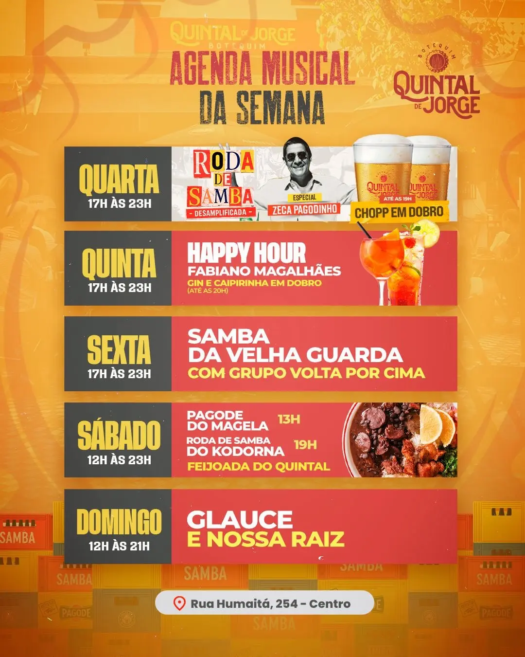 Flyer de Glauce e Nossa Raiz