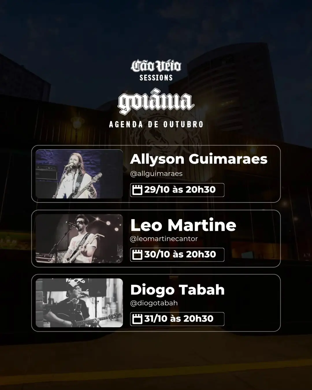 Flyer de Allyson Guimarães
