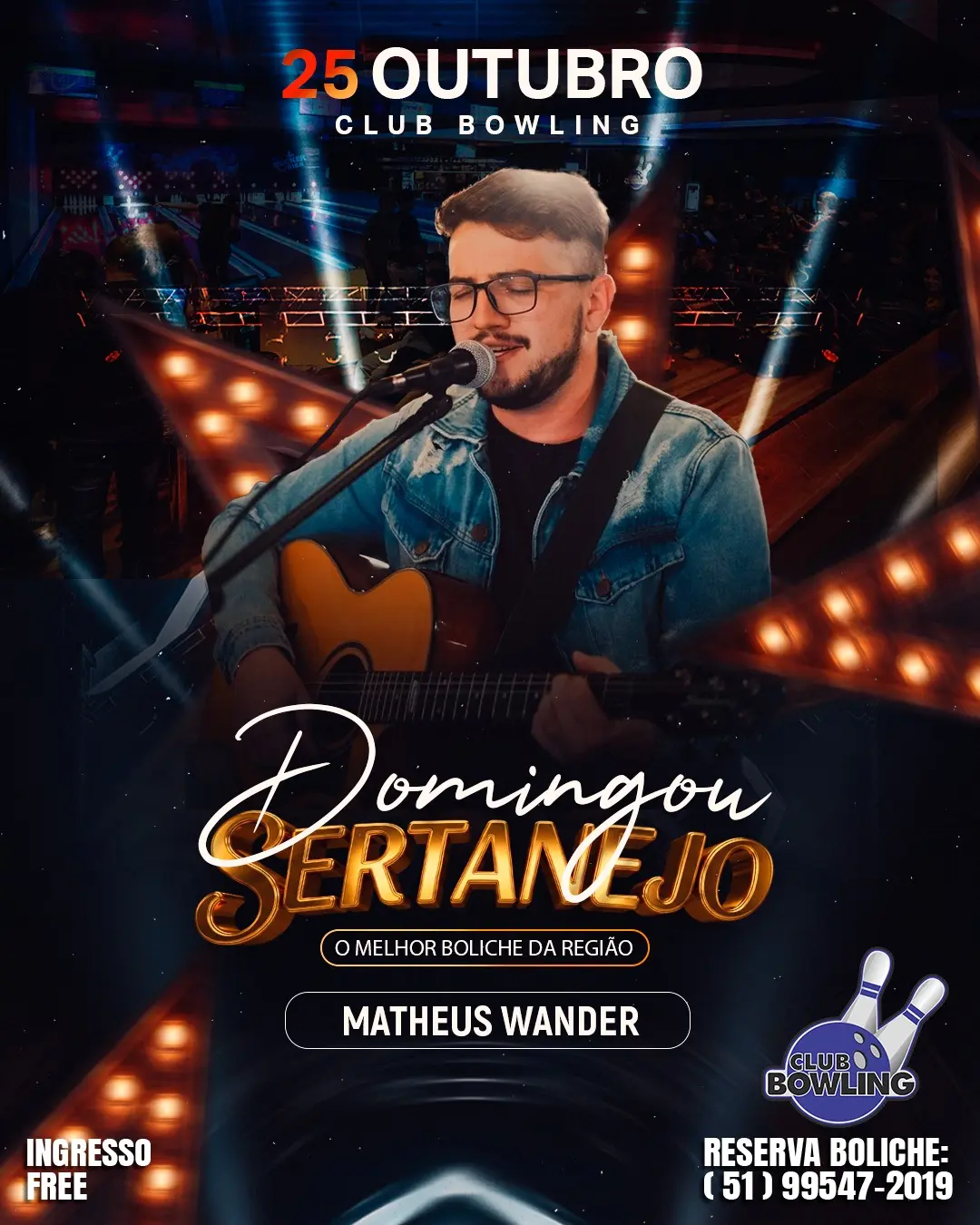 Flyer de Matheus Wander