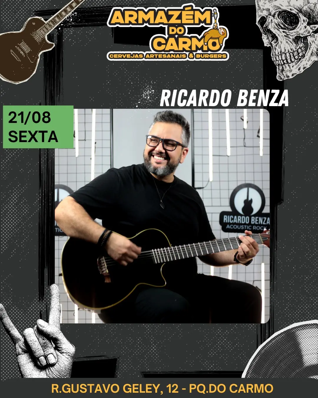 Flyer de Ricardo Benza