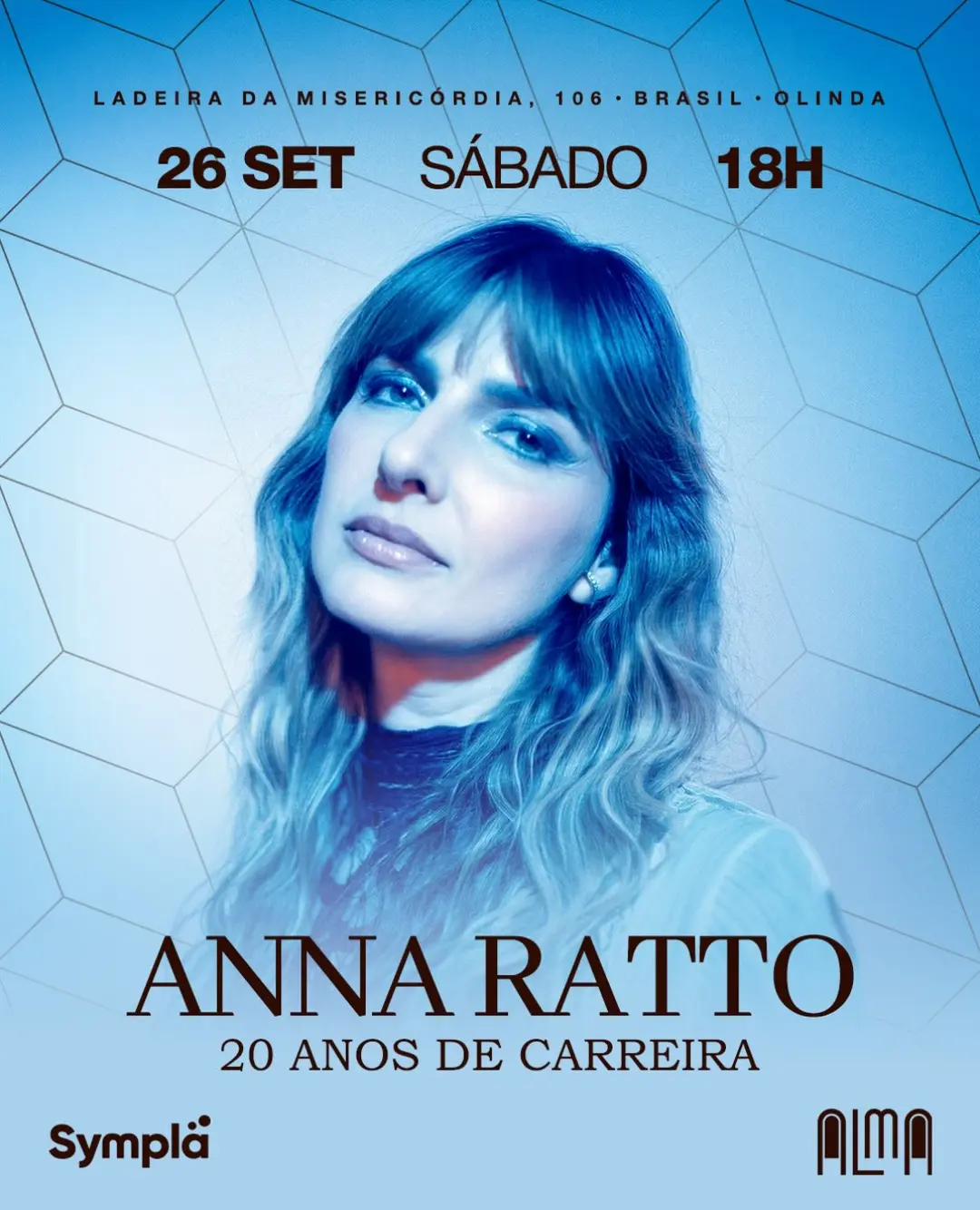 Flyer de Silvério Pessoa, Anna Ratto e mais 2 artistas