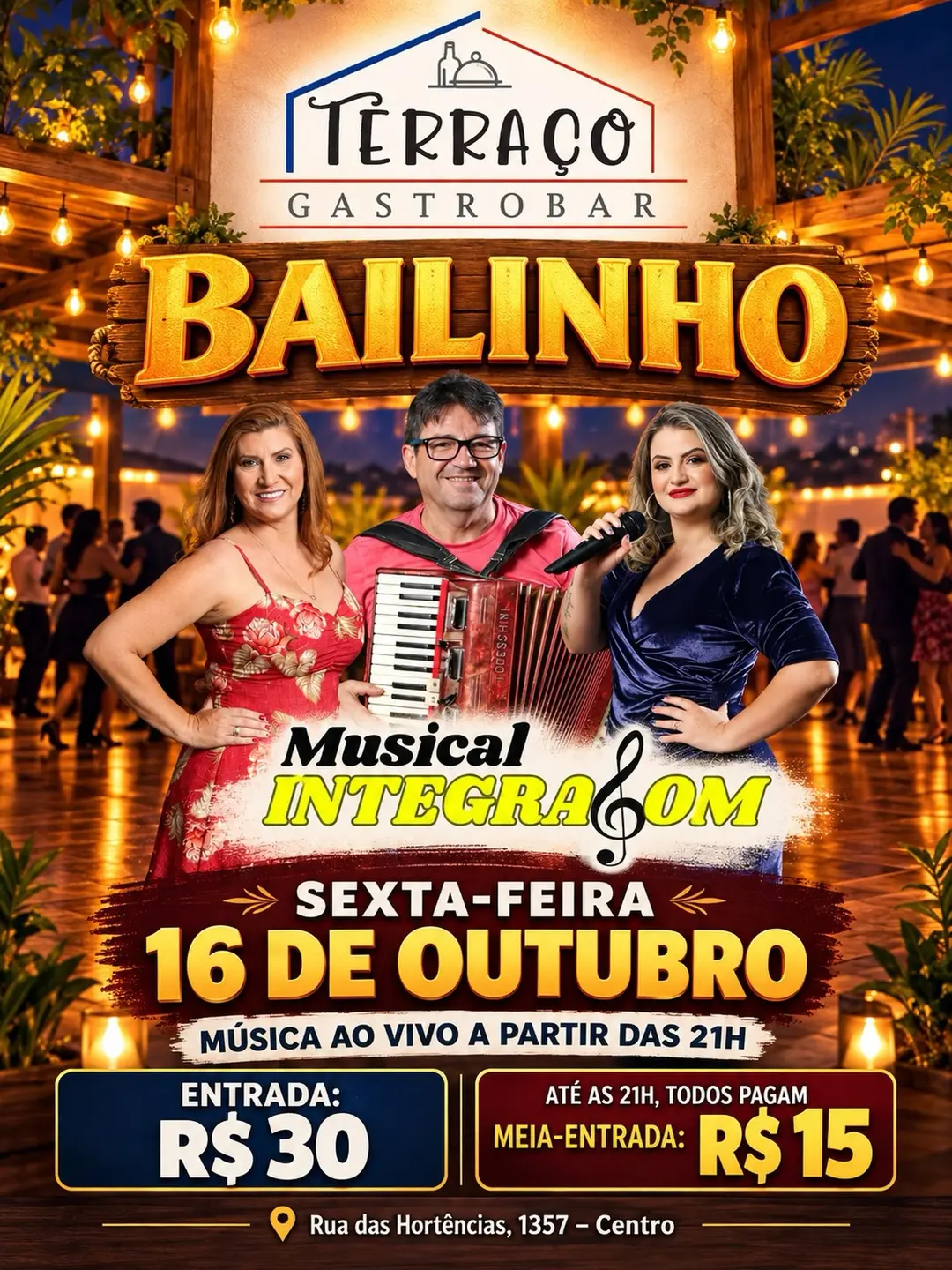 Flyer de Musical IntegraSom
