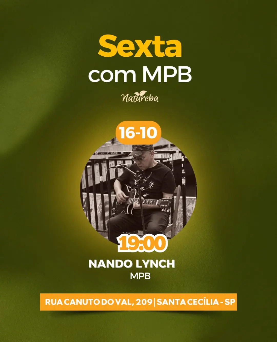 Flyer de Nando Lynch