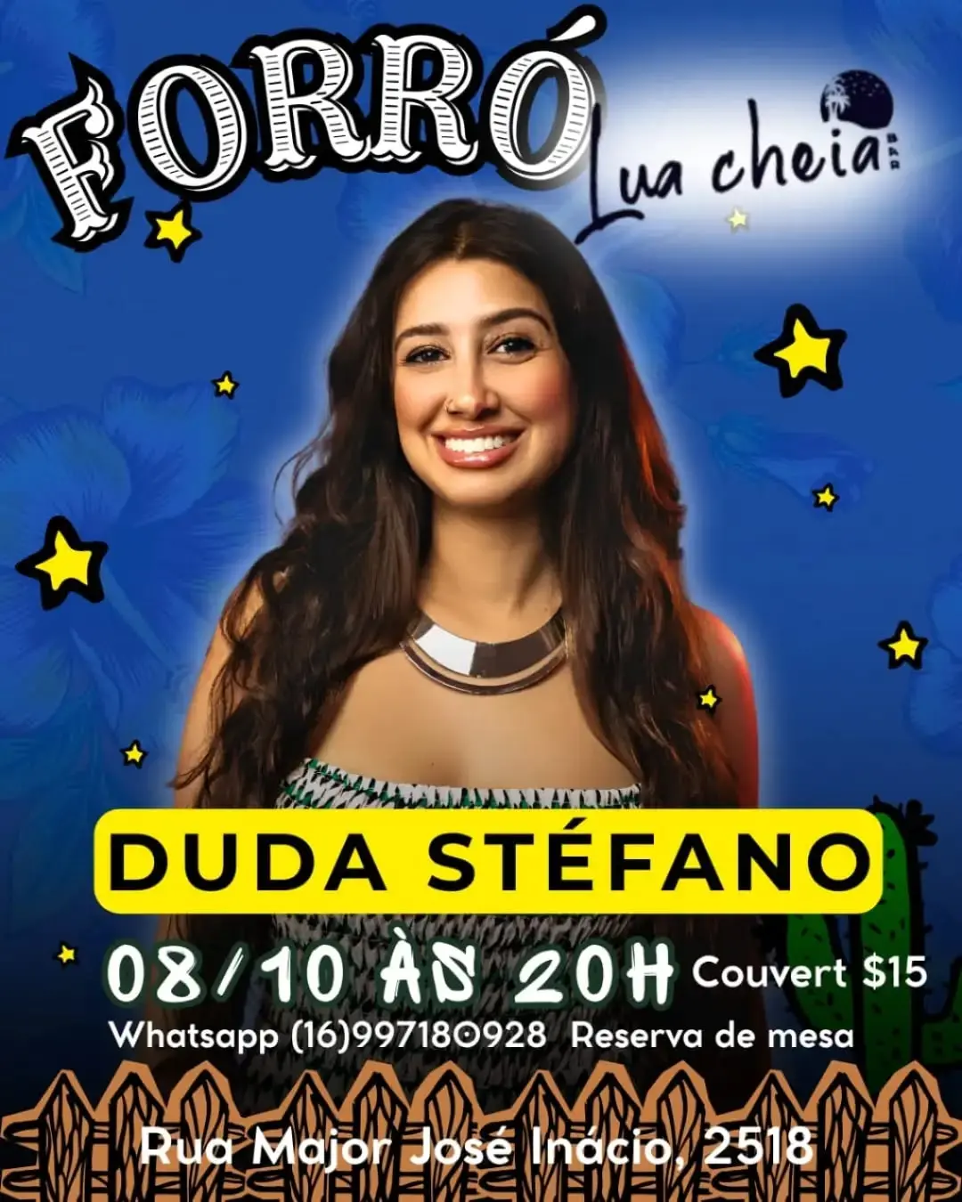 Flyer de Duda Stéfano