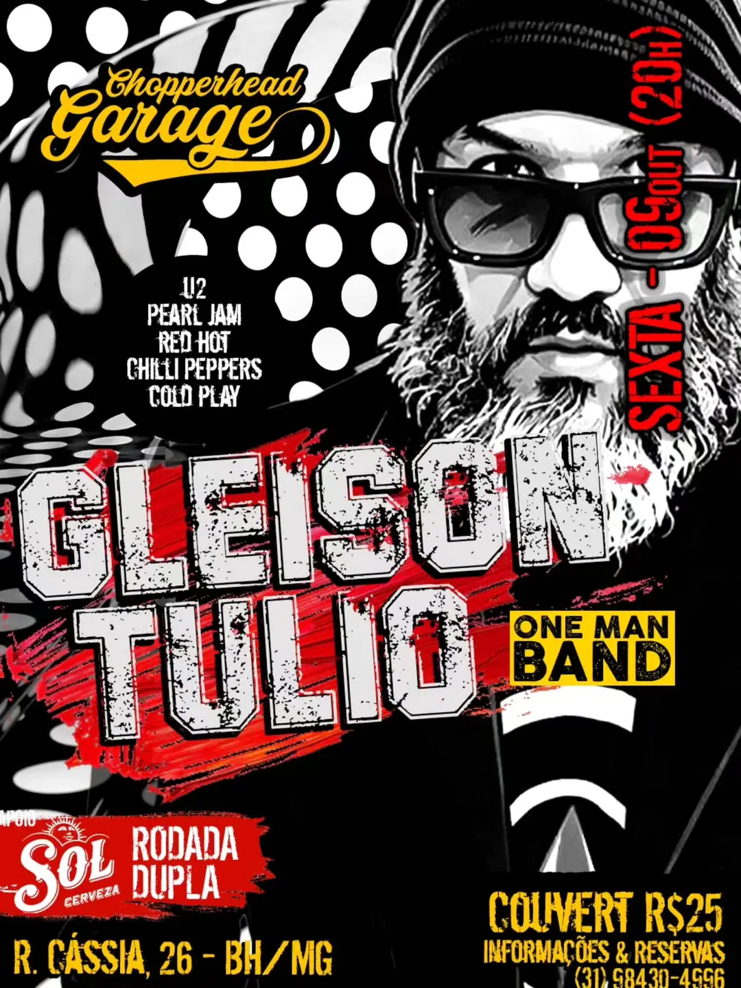 Flyer de Gleison Túlio