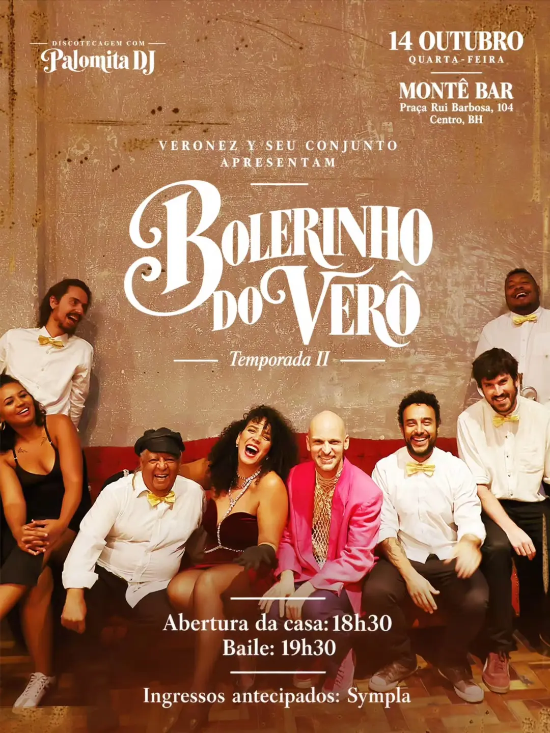 Flyer de Adrianna e Marcelo Veronez