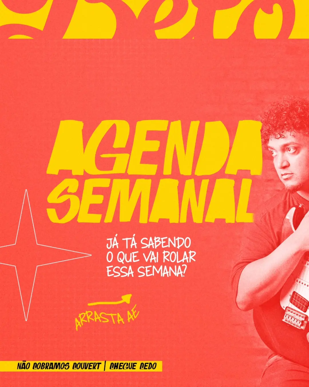 Flyer de Marcelo Guapo e Lipena Dança