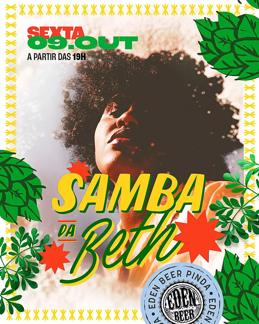 Flyer de Samba da Beth