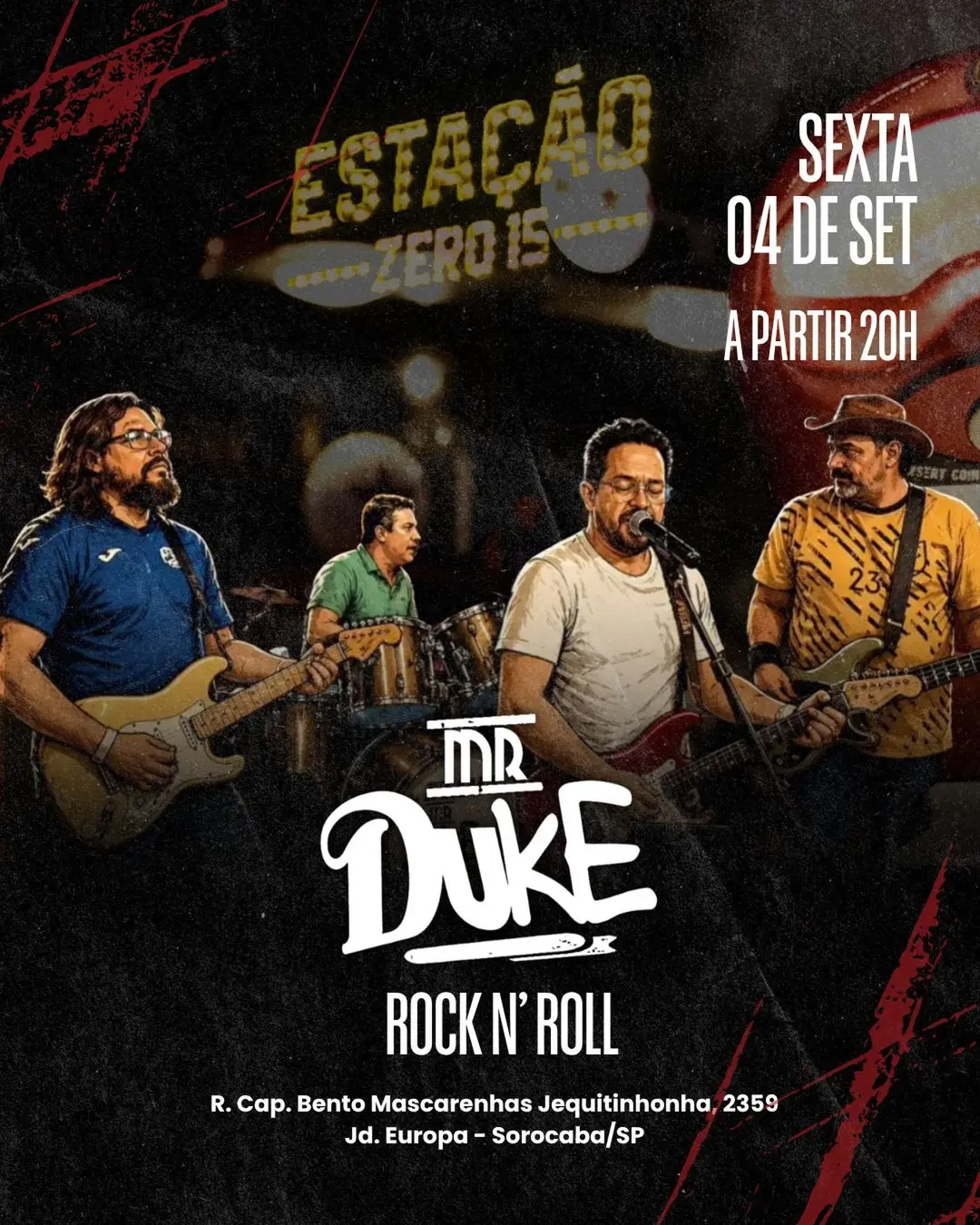 Flyer de Mr. Duke