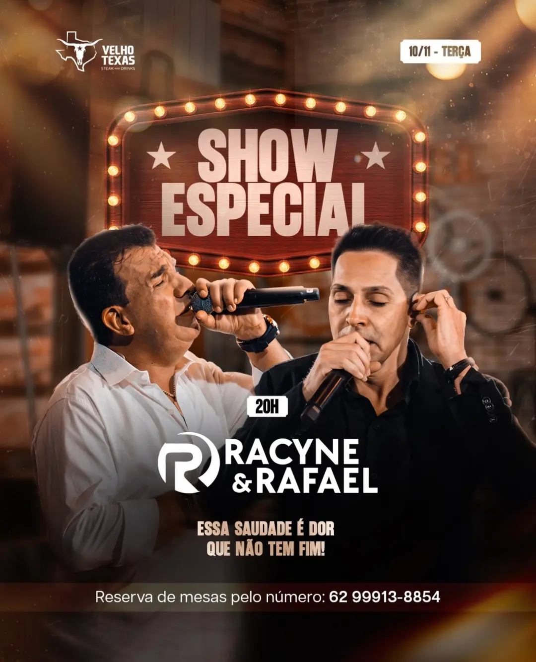 Flyer de Racyne & Rafael