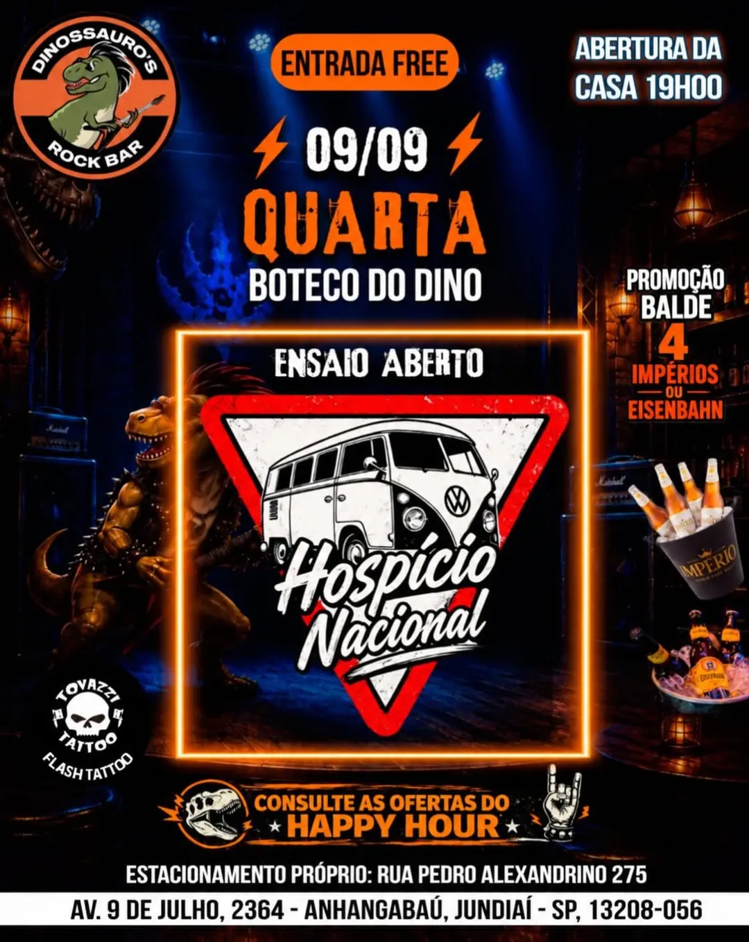 Flyer de Hospício Nacional