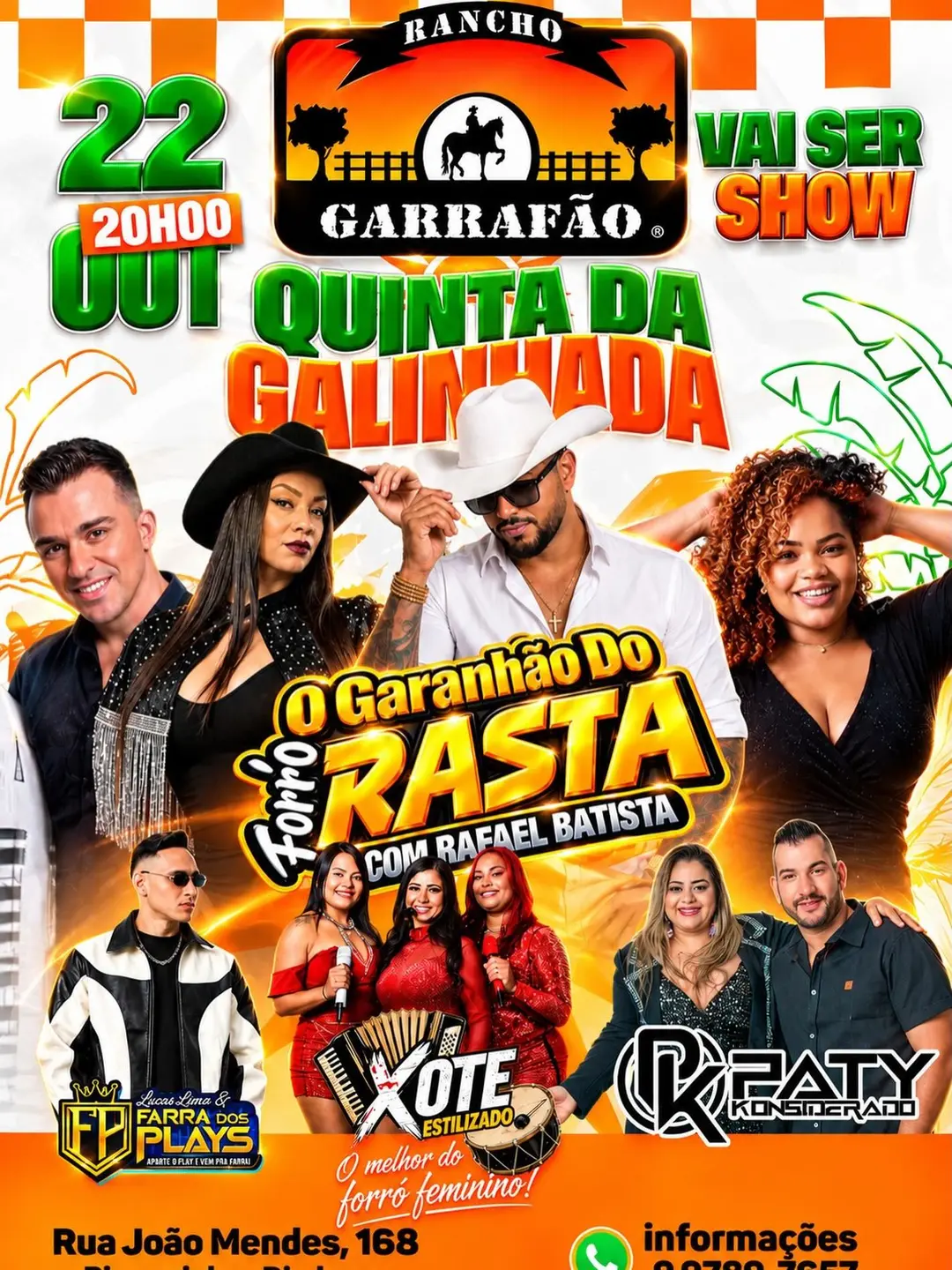 Flyer de Rafael Batista