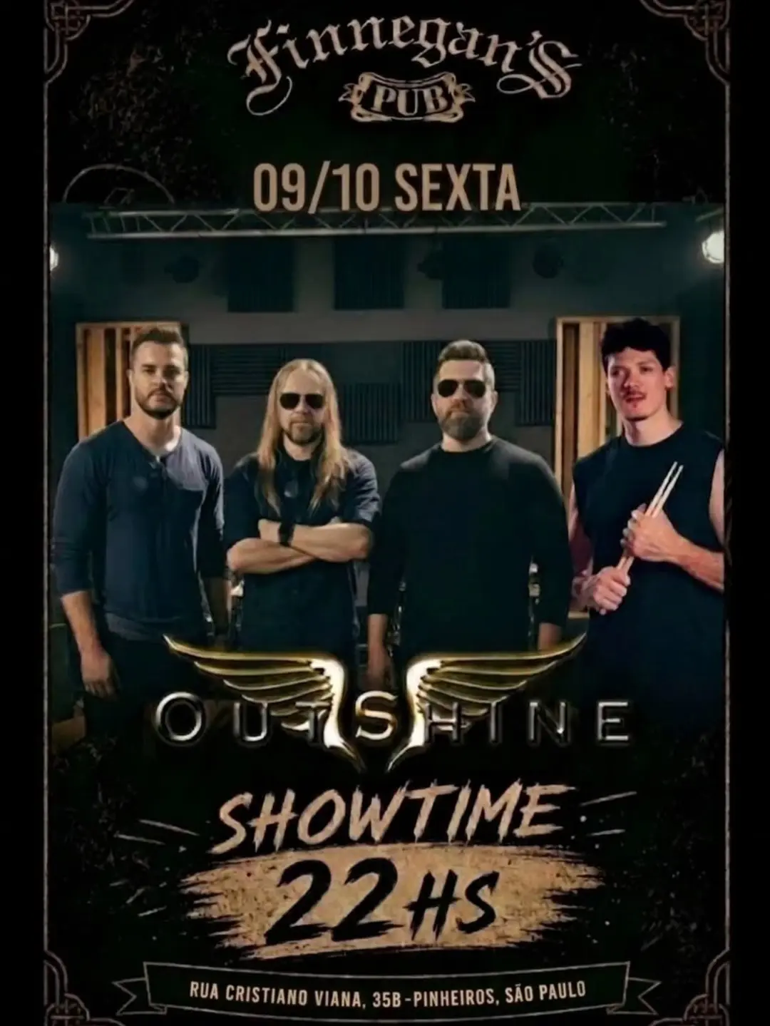 Flyer de Banda Outshine