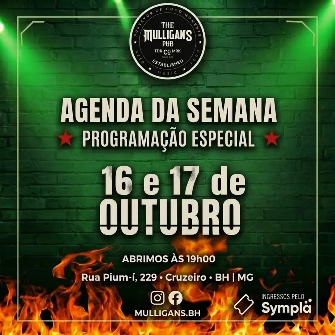 Flyer de The Miners e juiceboxbh