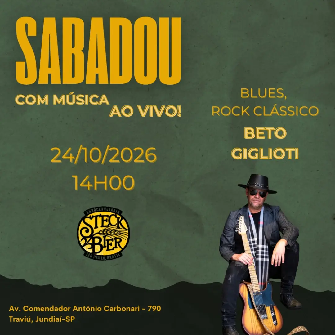 Flyer de Beto Giglioti
