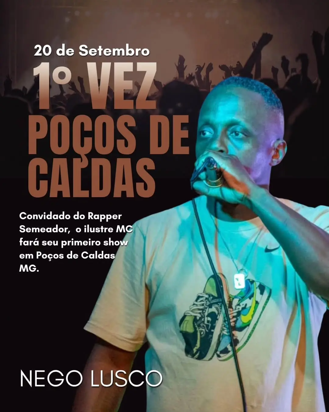 Flyer de Márcio Rodolfo Júnior