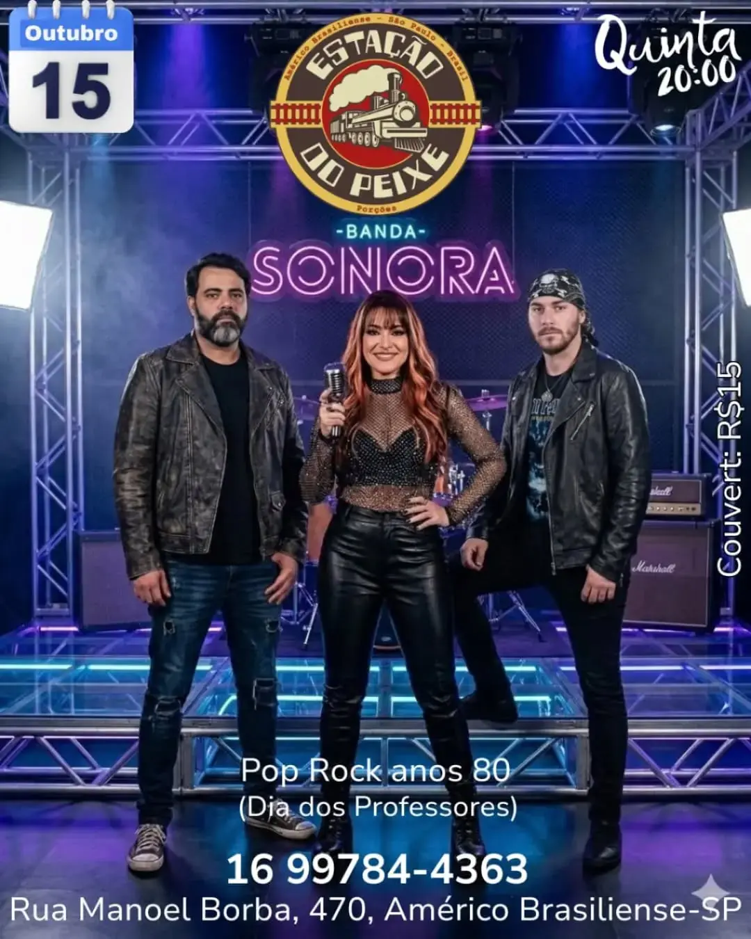 Flyer de Banda Sonora e Banda Sonora de São Carlos