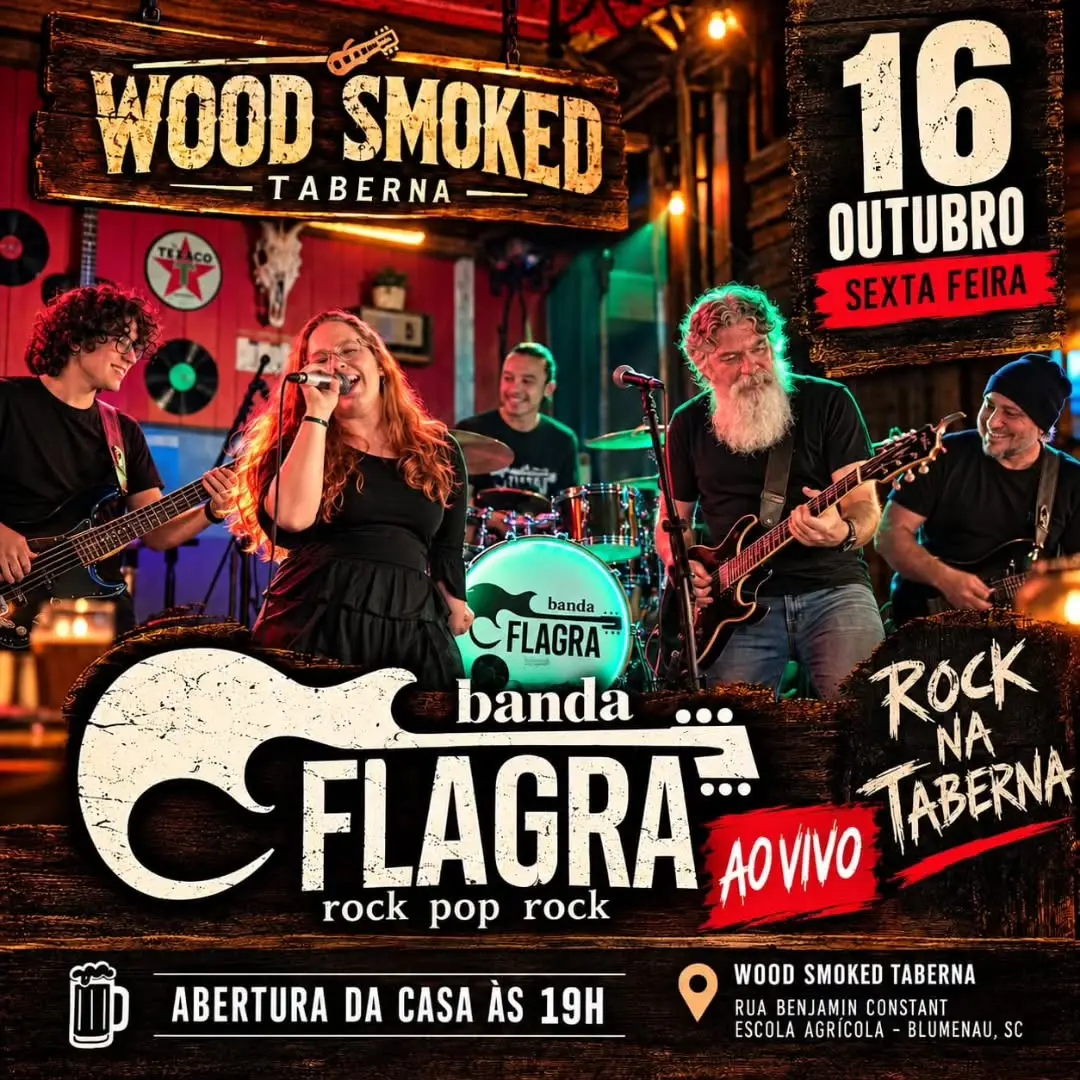 Flyer de Banda Flagra