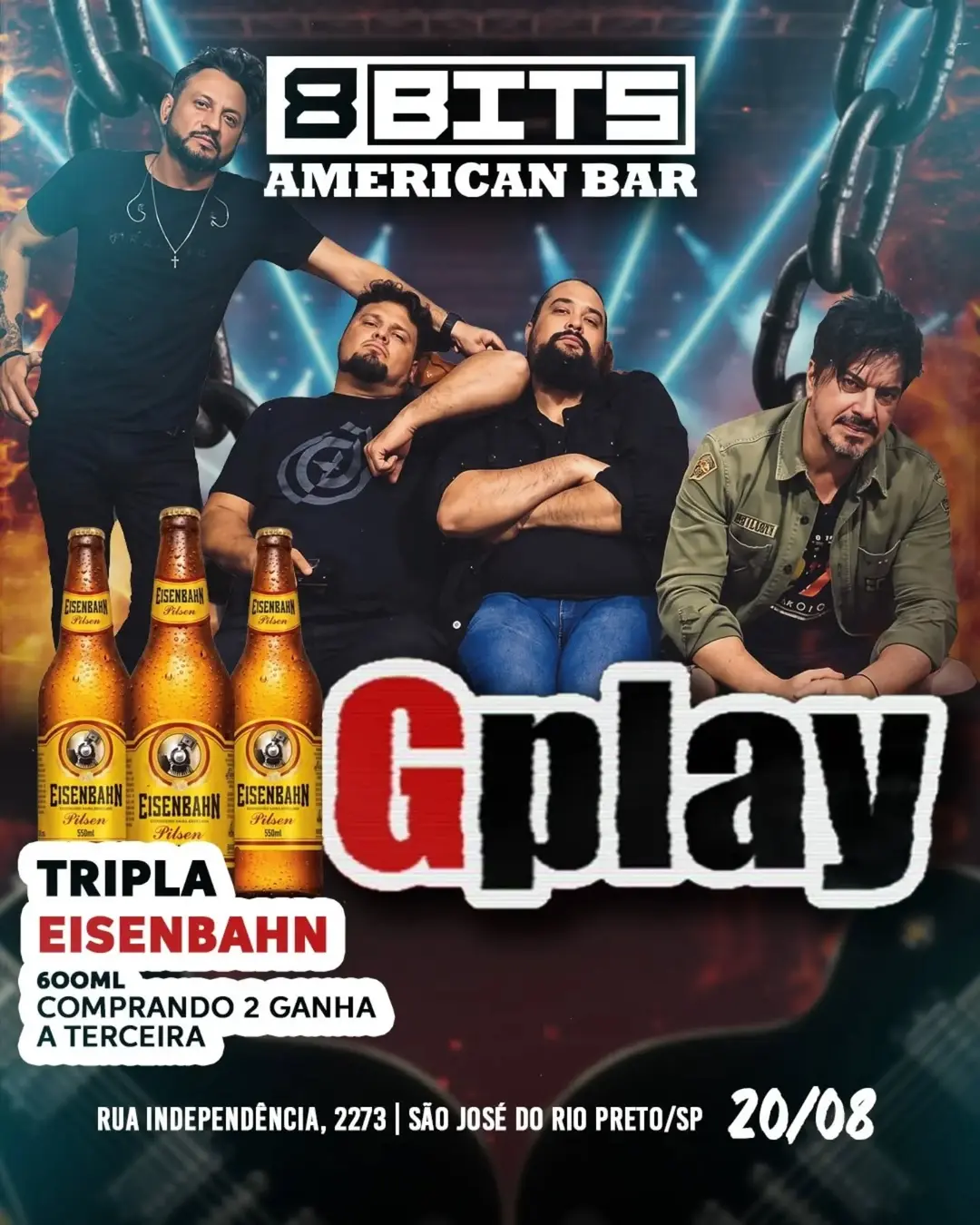 Flyer de Banda Gplay