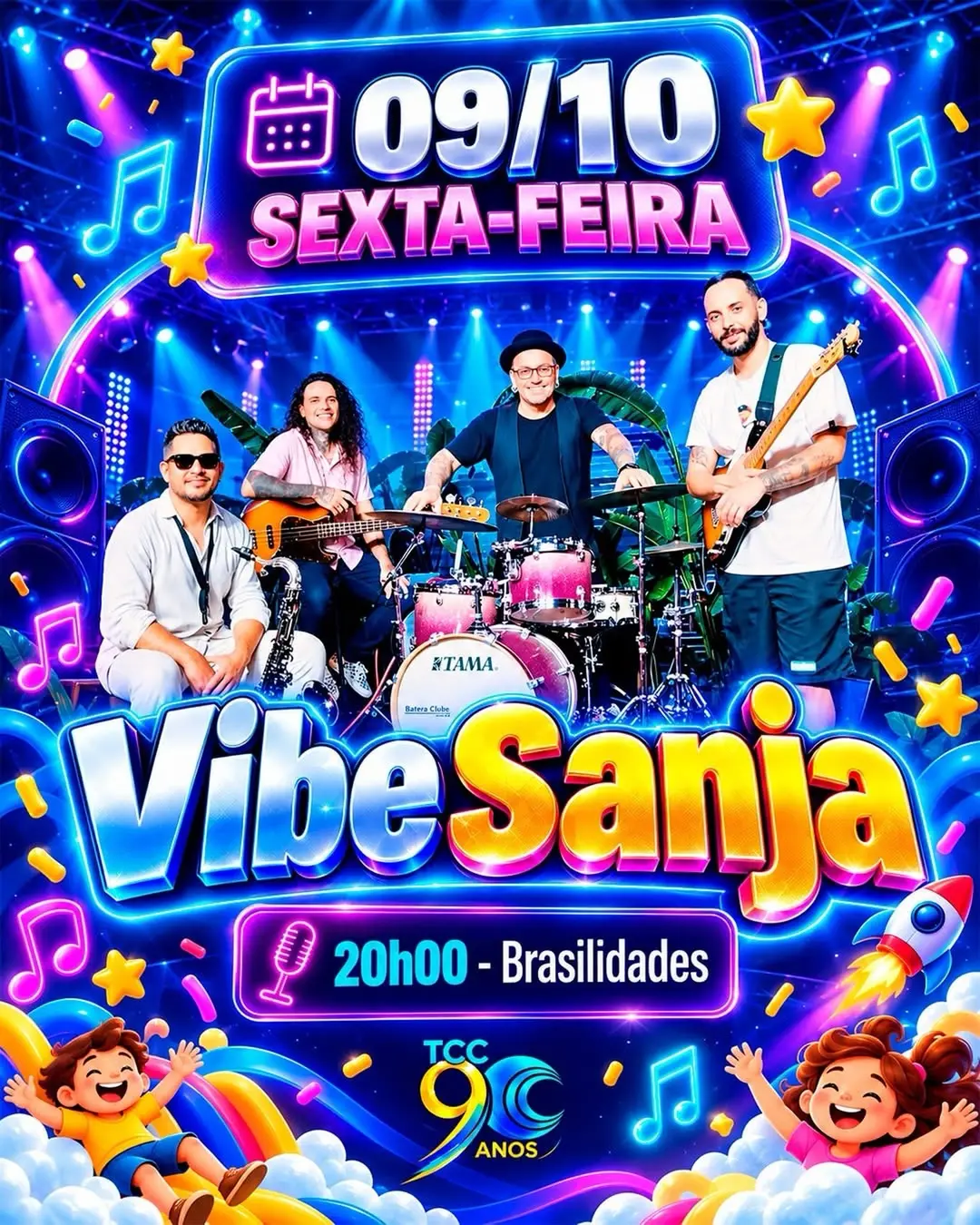 Flyer de Banda Vibe Sanja