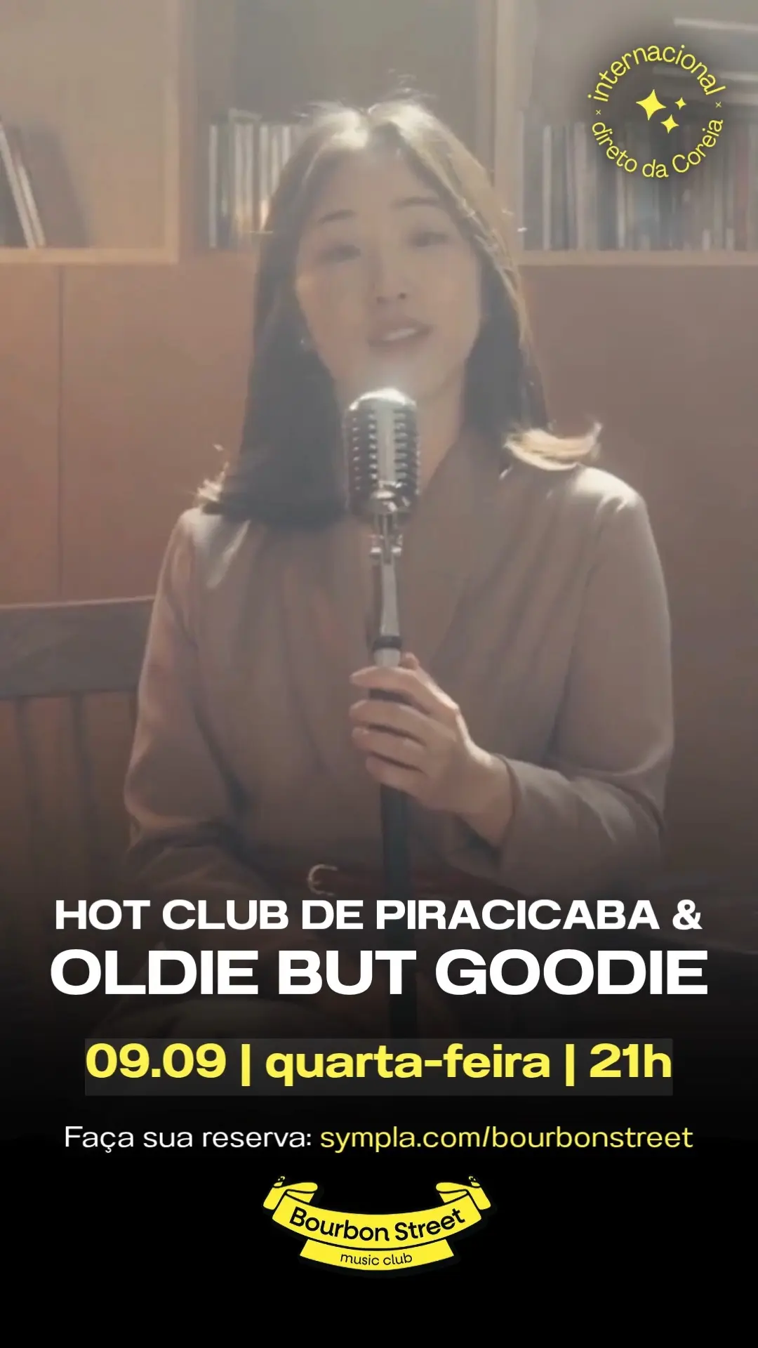 Flyer de Oldie But Goodie e Hot Club de Piracicaba