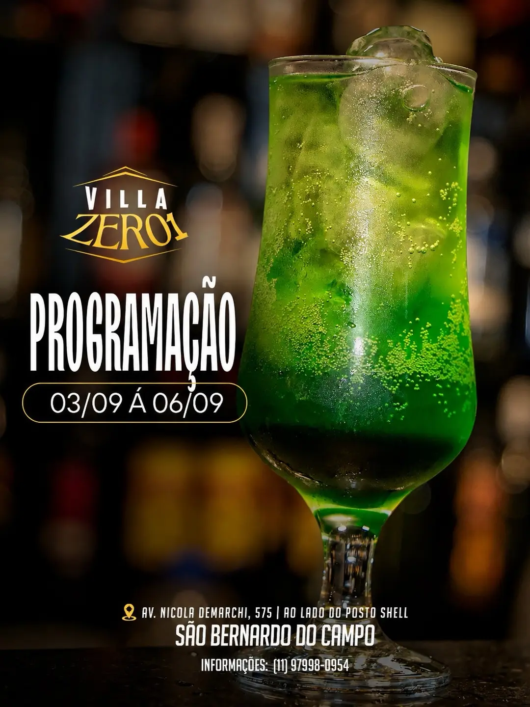 Flyer de Alex Fernandes, Grupo aquela Resenha e mais 3 artistas