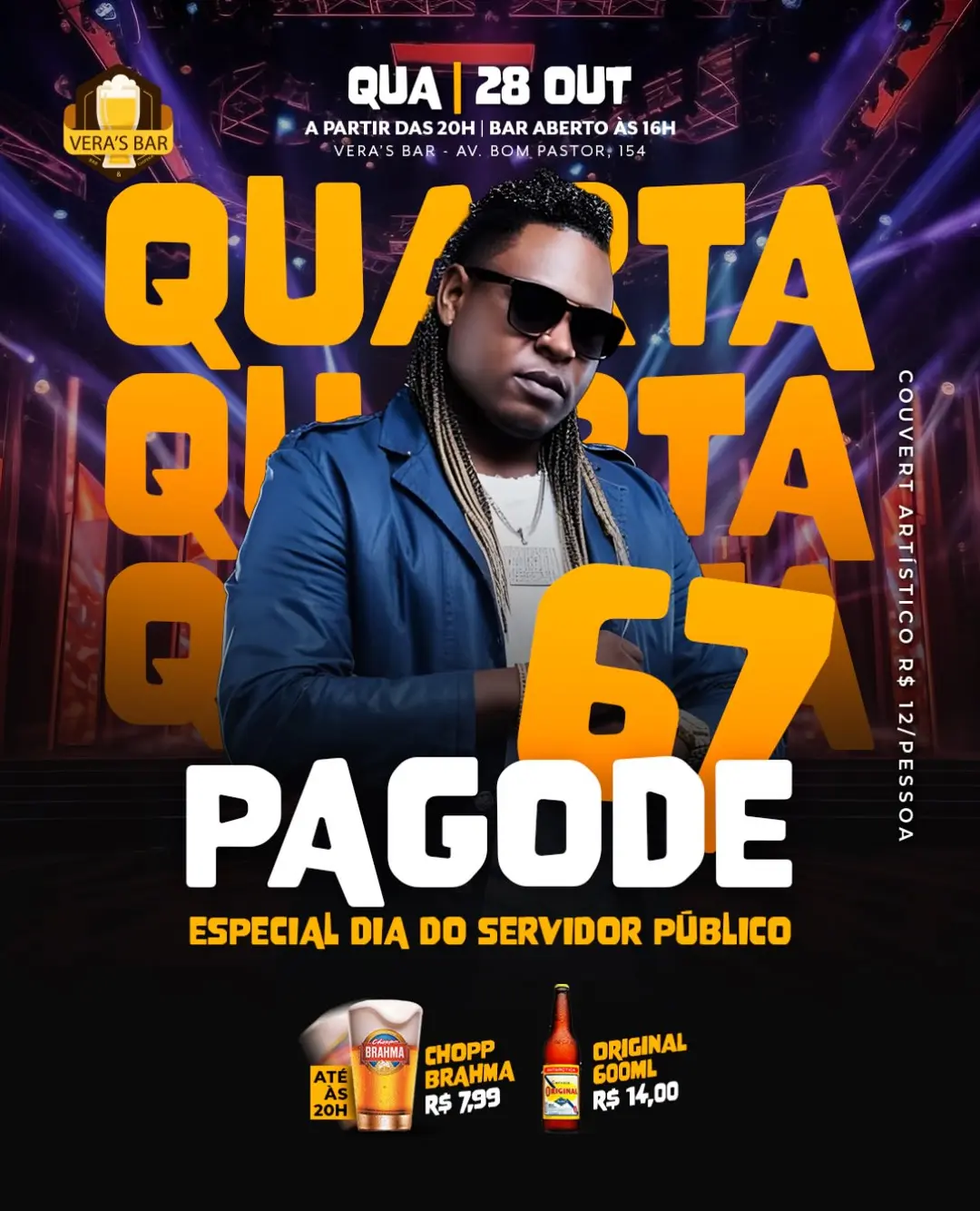 Flyer de Pagode 67