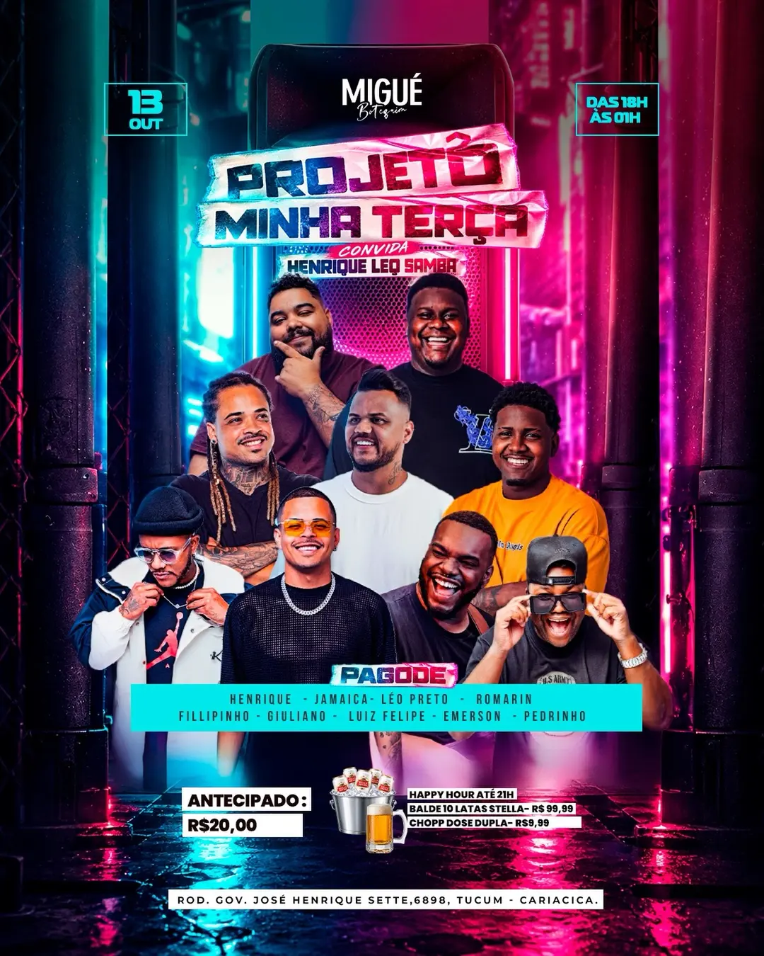 Flyer de Leo Preto