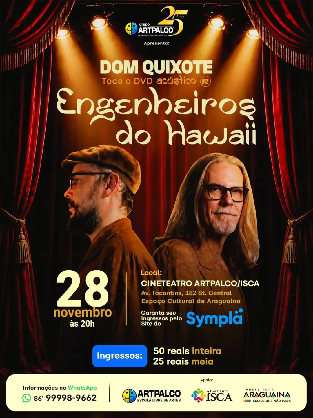 Flyer de Banda Dom Quixote