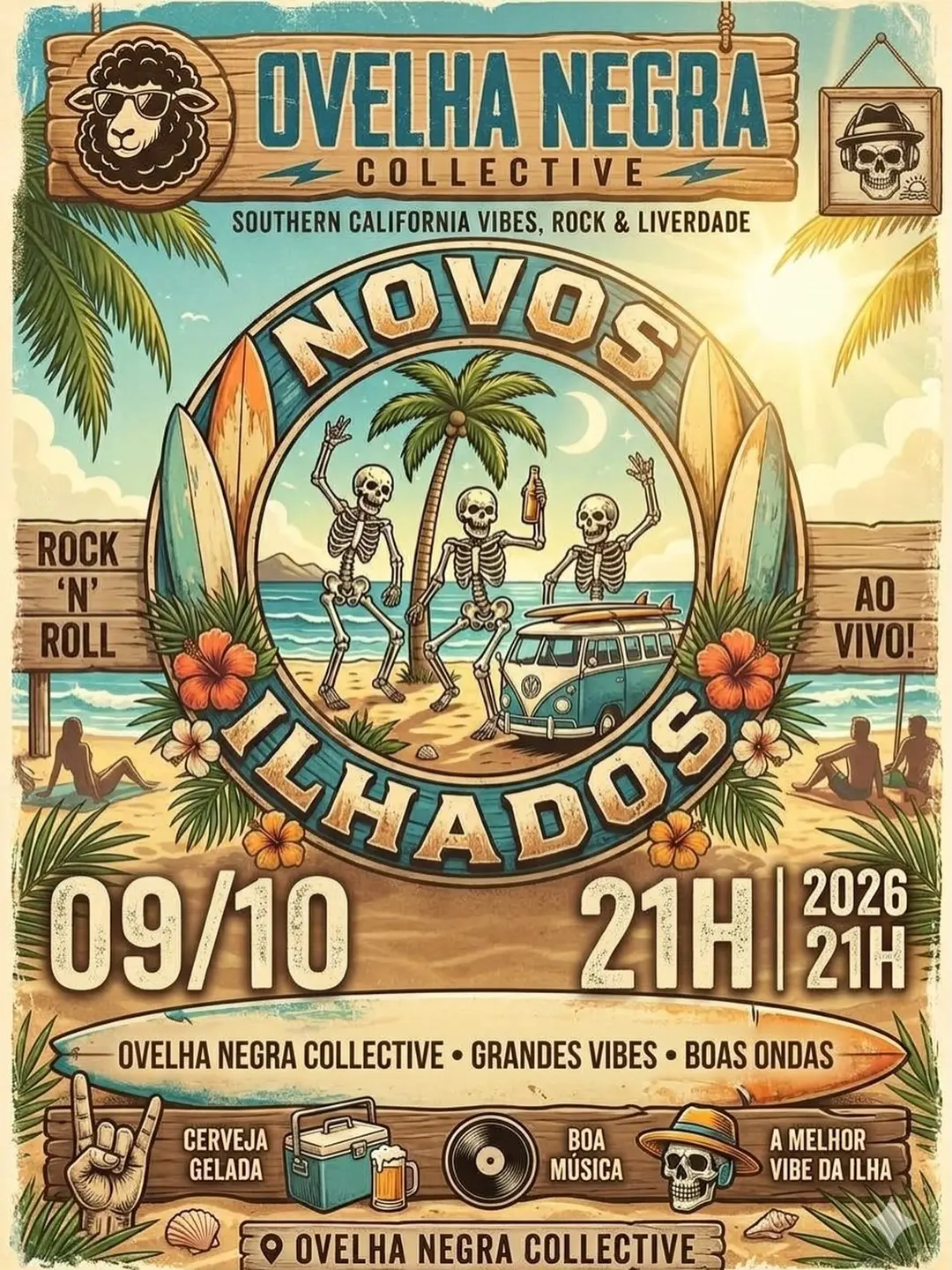 Flyer de Novos Ilhados