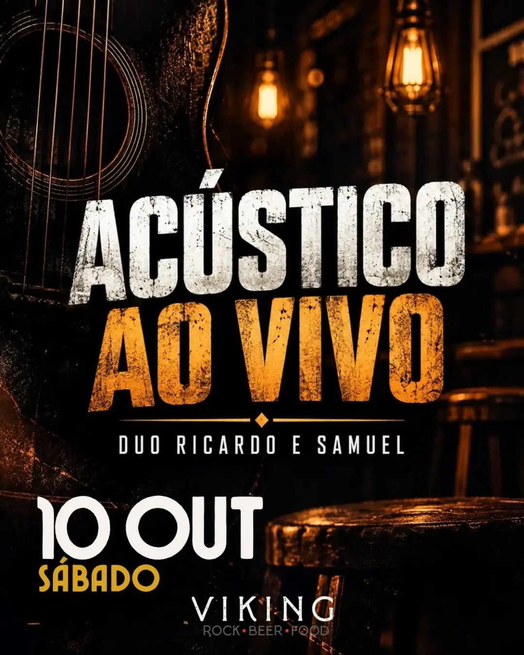 Flyer de Ricardo e Samuel