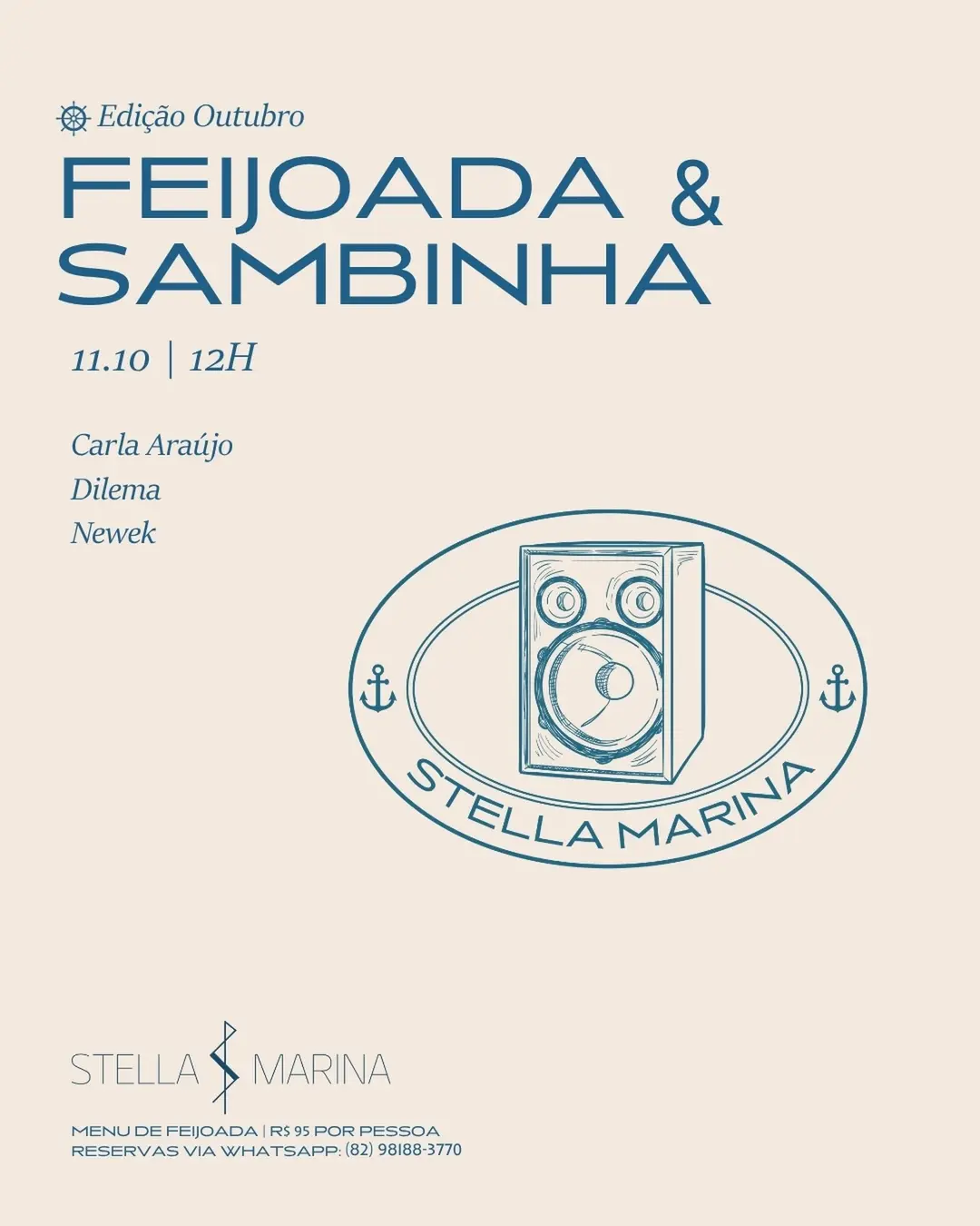 Flyer de Dilema, Carla Araújo e DJ Newek