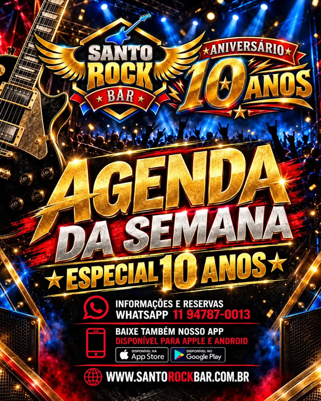 Flyer de The Lords, Banda Rock Forever, Crossbar Rock e Soul 13