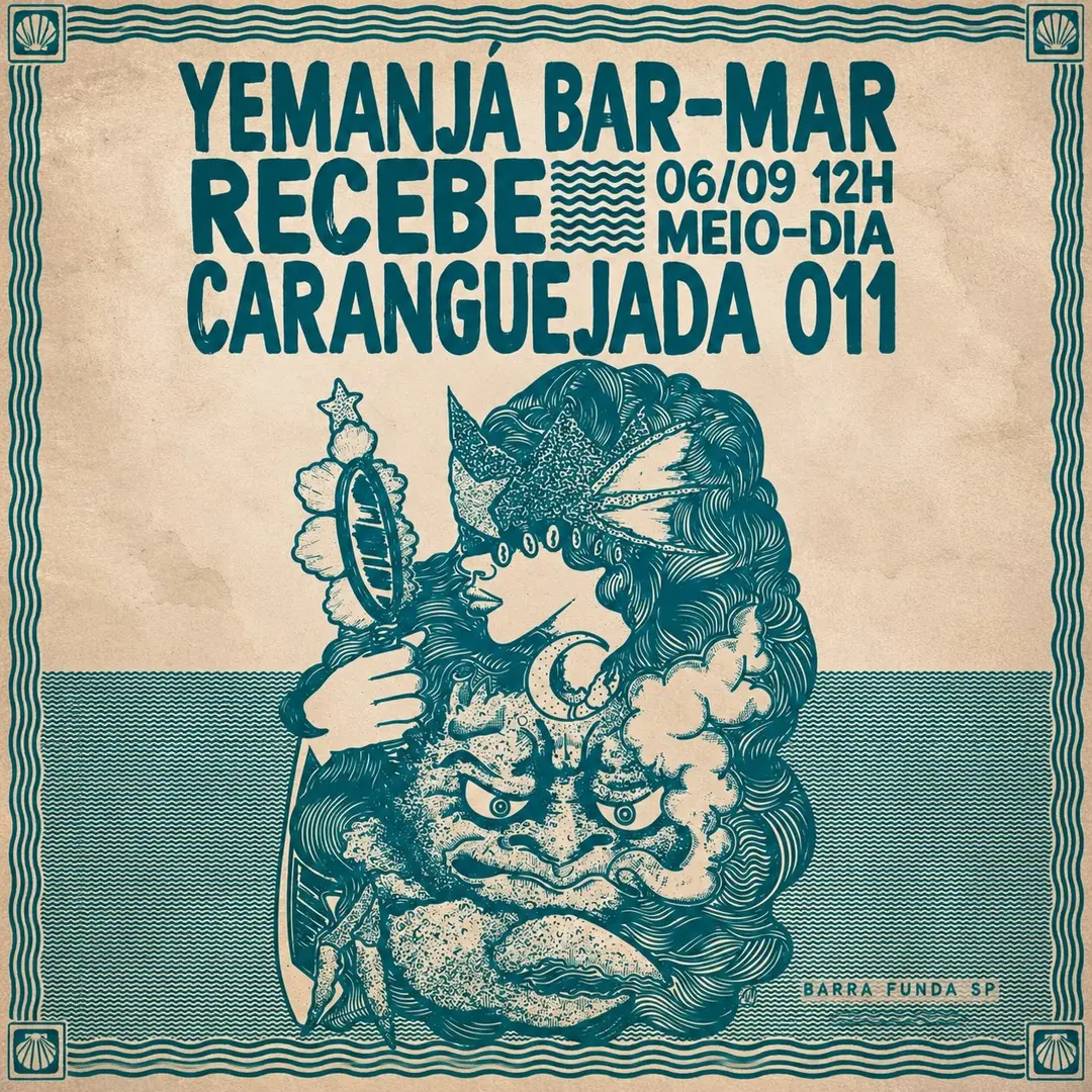 Flyer de El Cid Ribeiro, Tapa na Pantera e mais 1 artista
