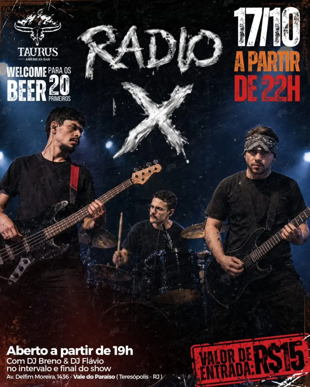 Flyer de Radio X