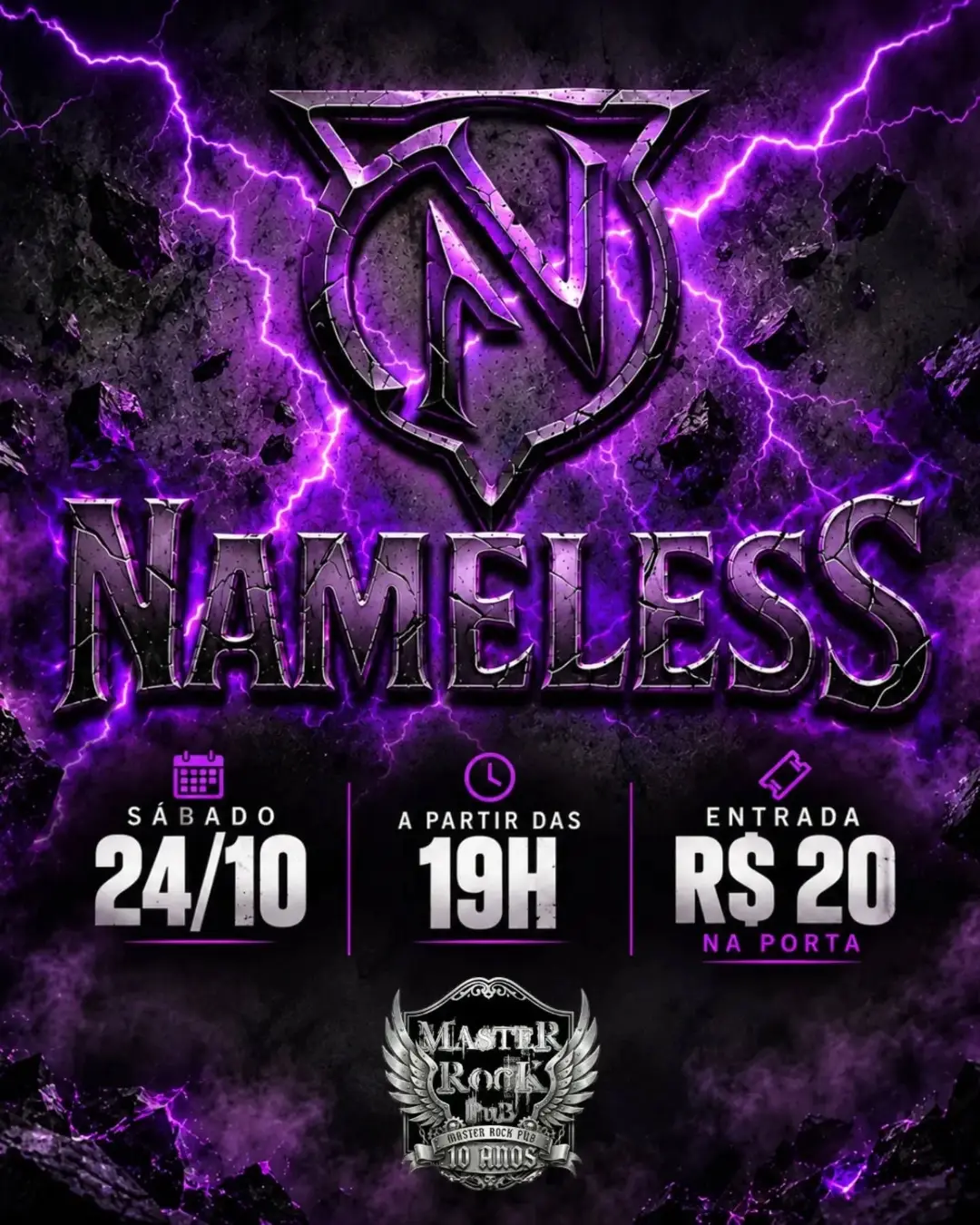 Flyer de Motörspades e Nameless