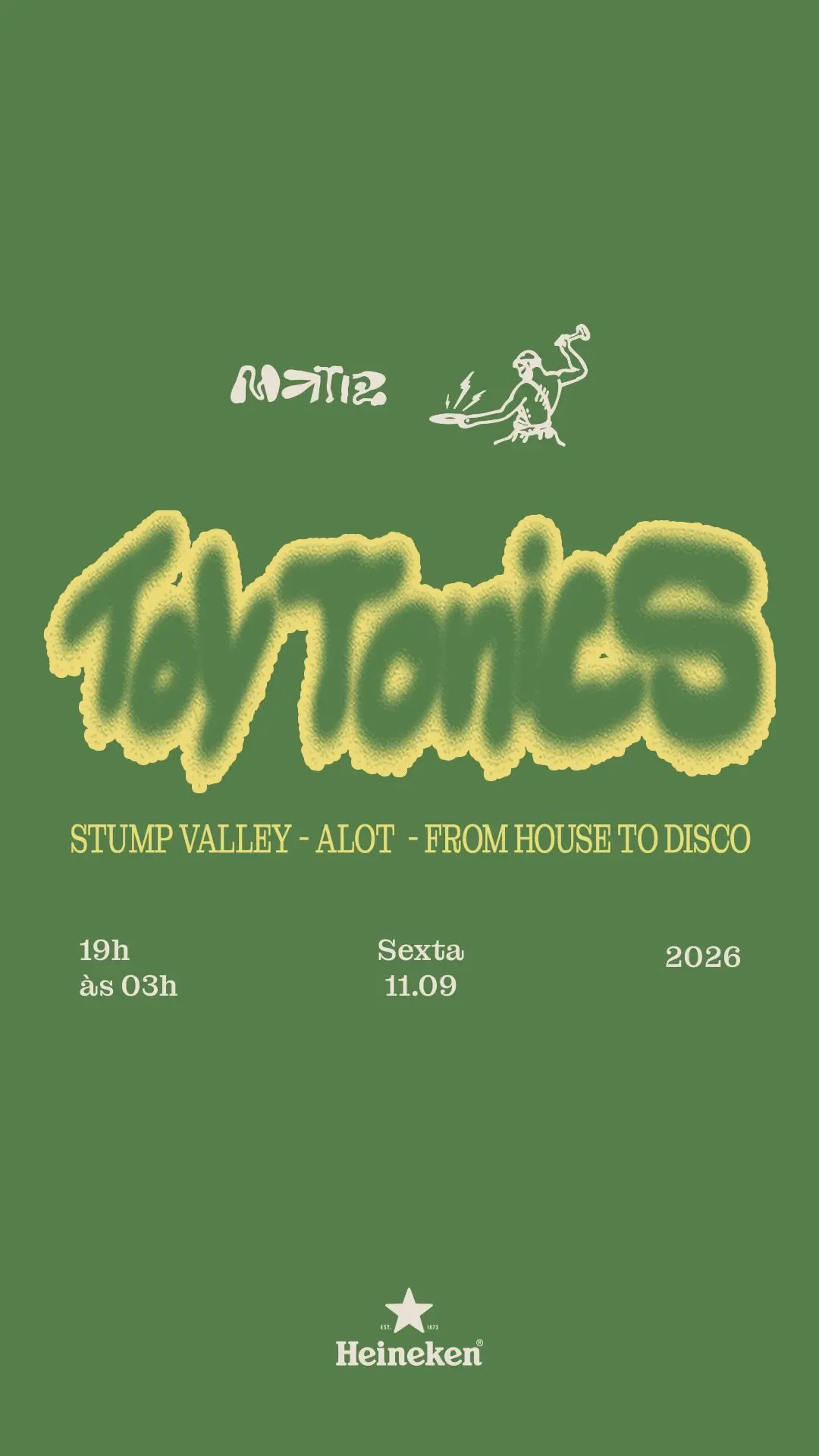Flyer de ALOT, Brain de Palma e From House to Disco