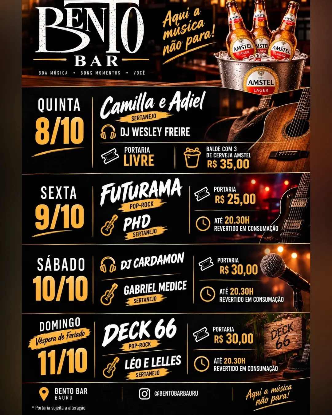 Flyer de Camilla e Adiel e Wesley Freire