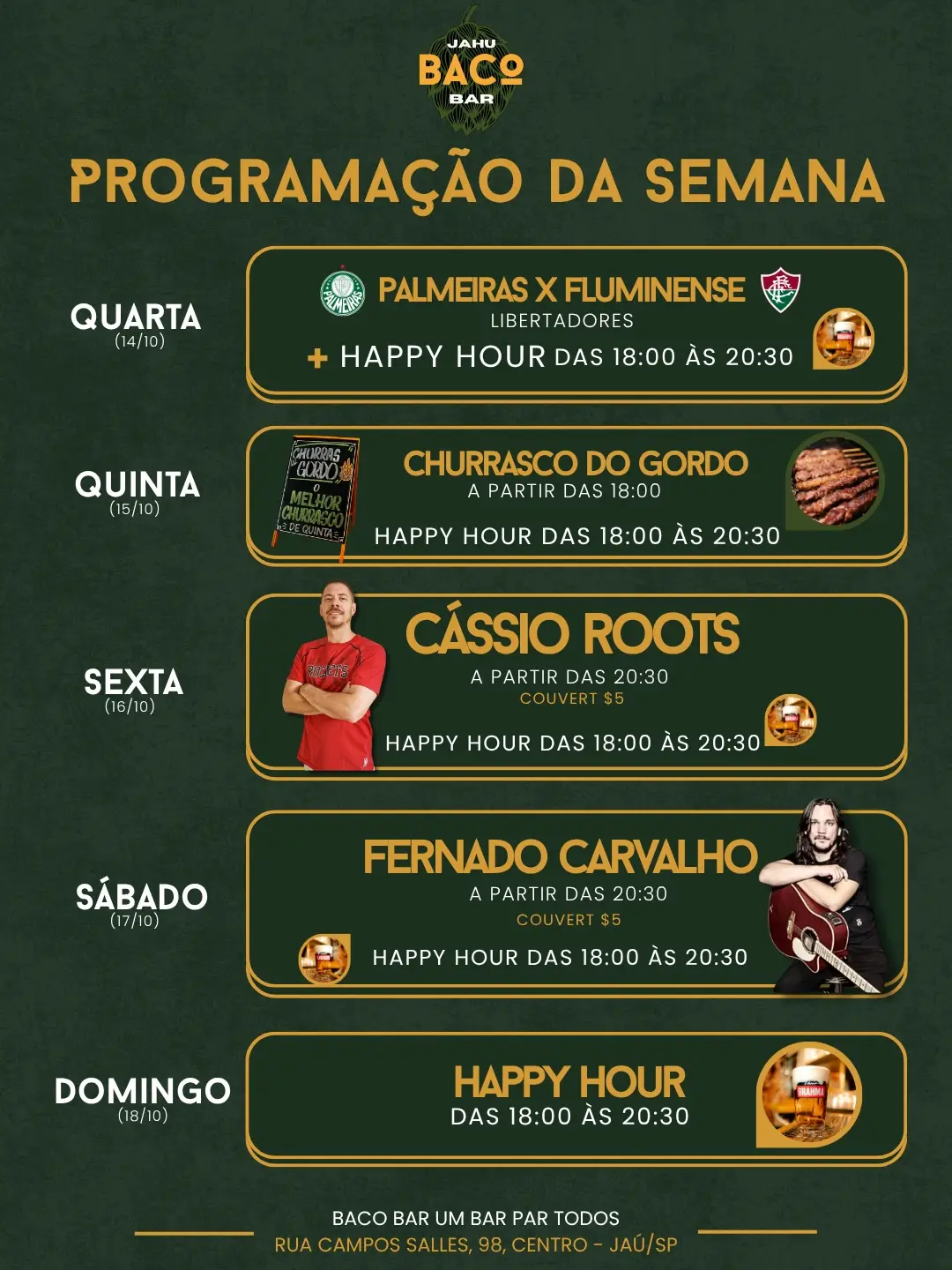 Flyer de Cássio Roots