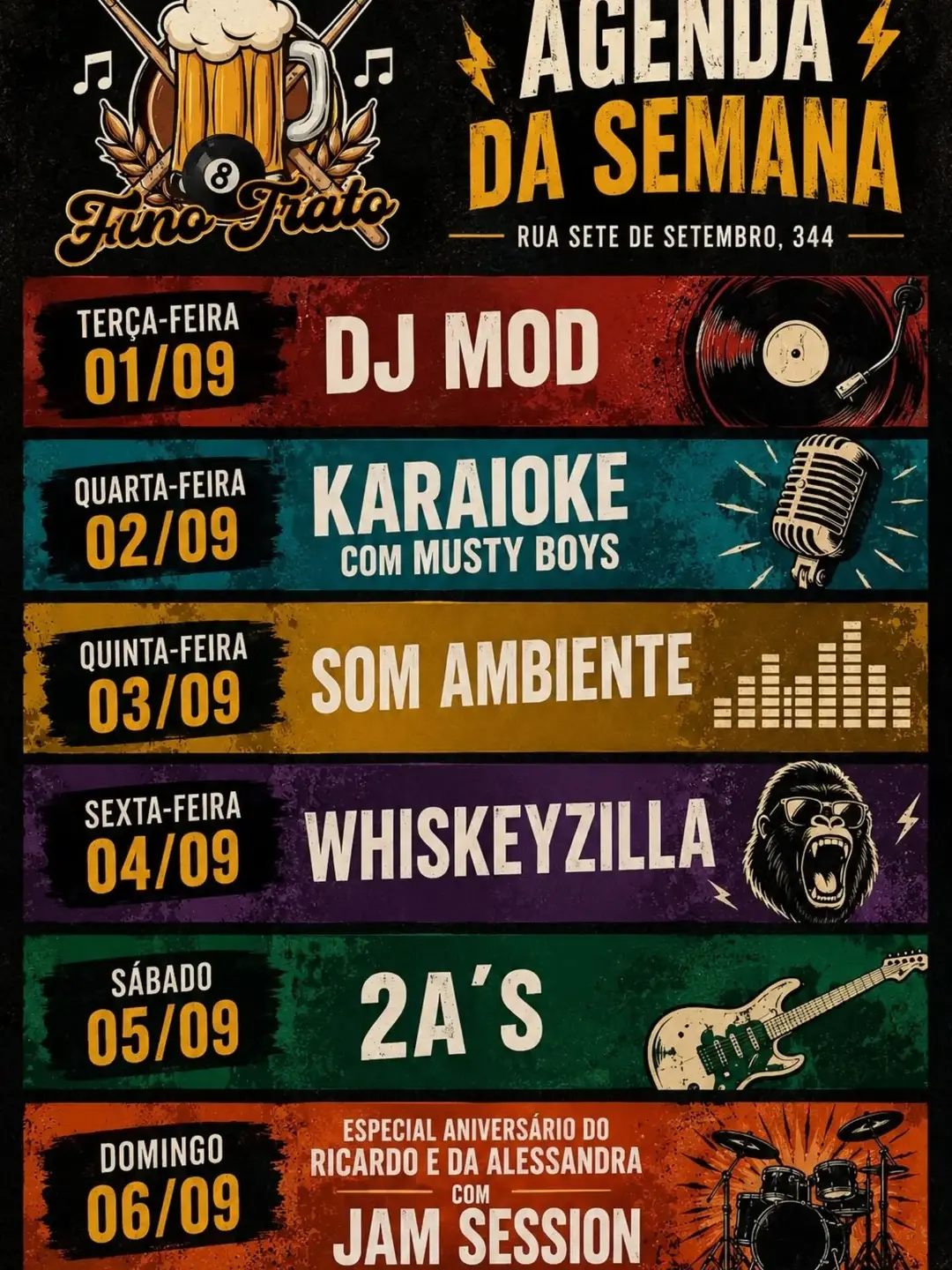 Flyer de 2A's Duo