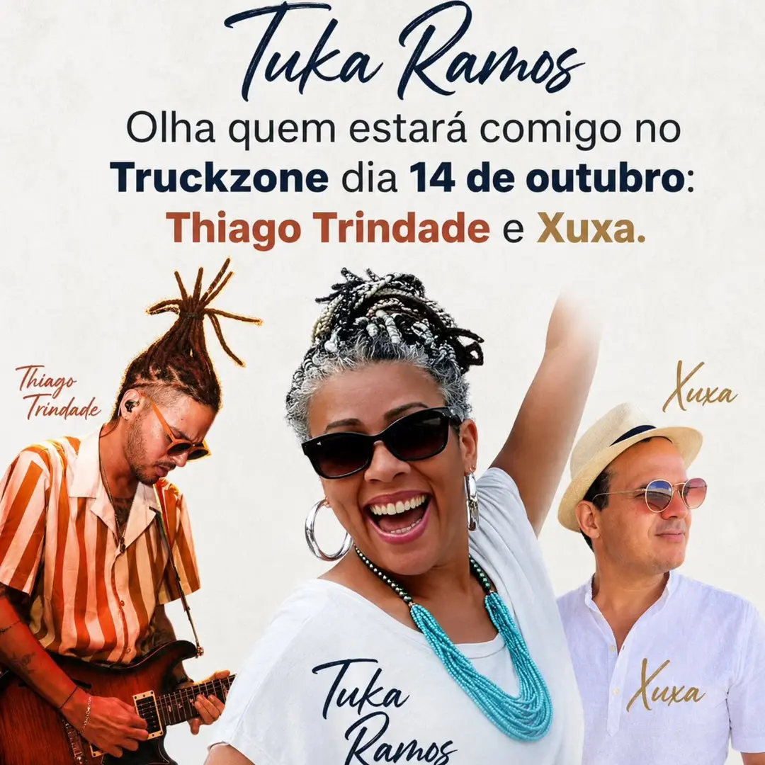 Flyer de Tuka Ramos, trindade1_thiago e xuxabatera