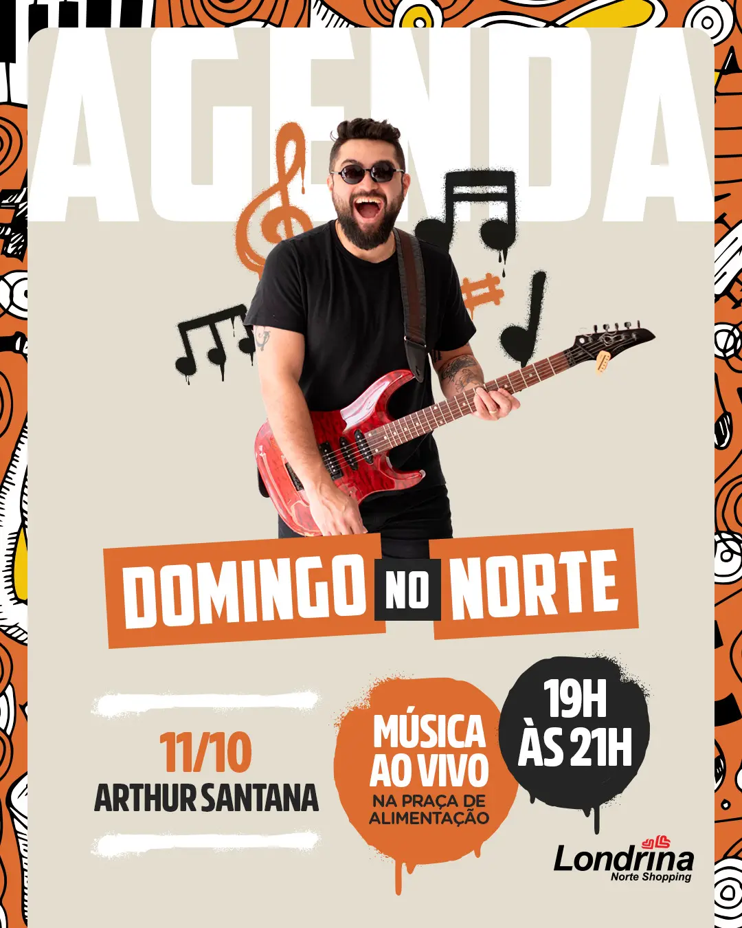 Flyer de Arthur Santana