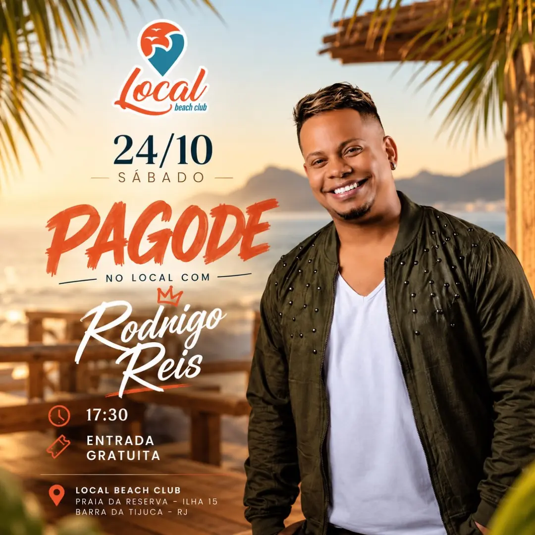 Flyer de Rodrigo Reis