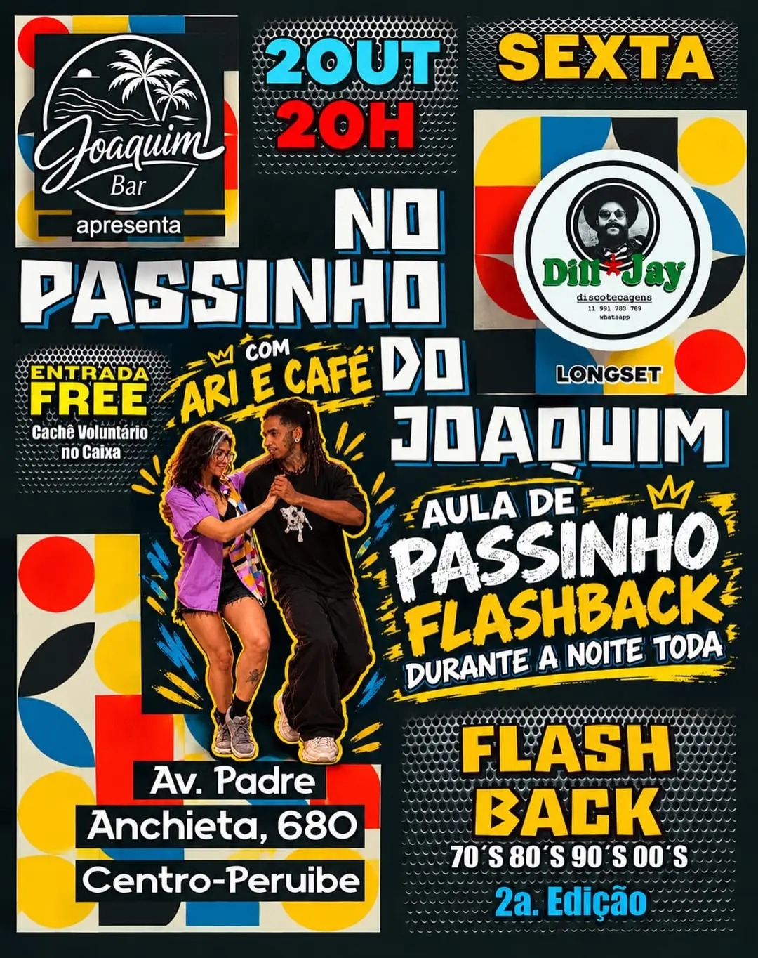 Flyer de Dill*Jay e Ariisouza