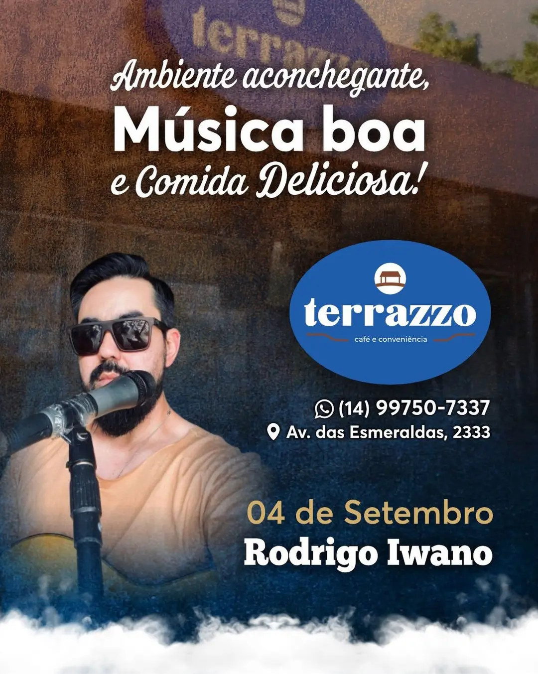 Flyer de Rodrigo Iwano