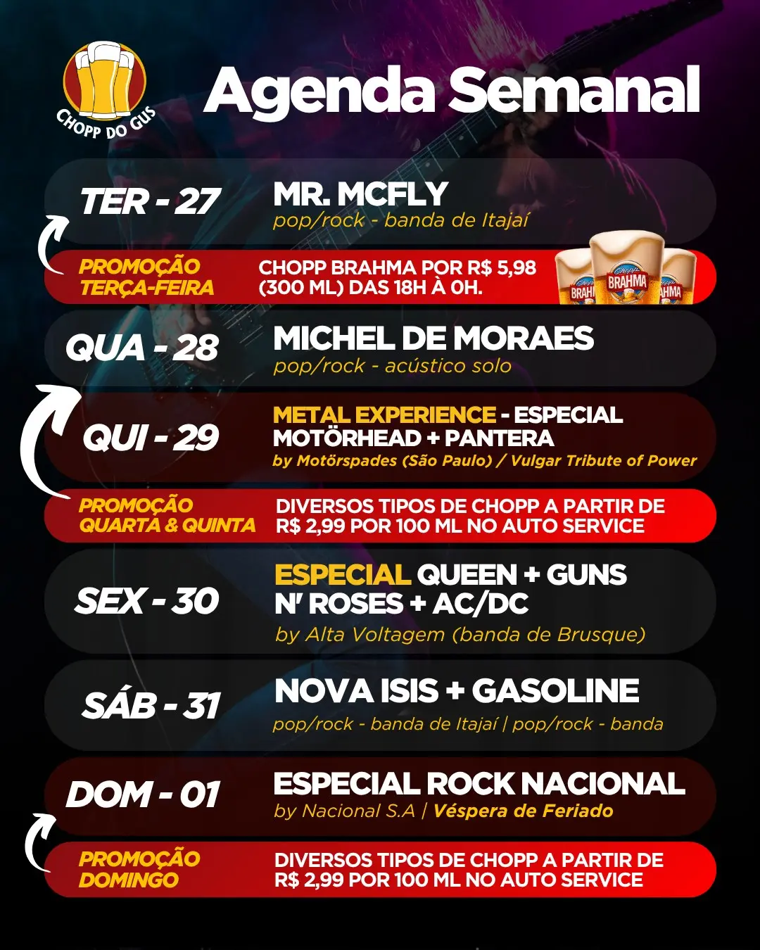 Flyer de Mr. McFly