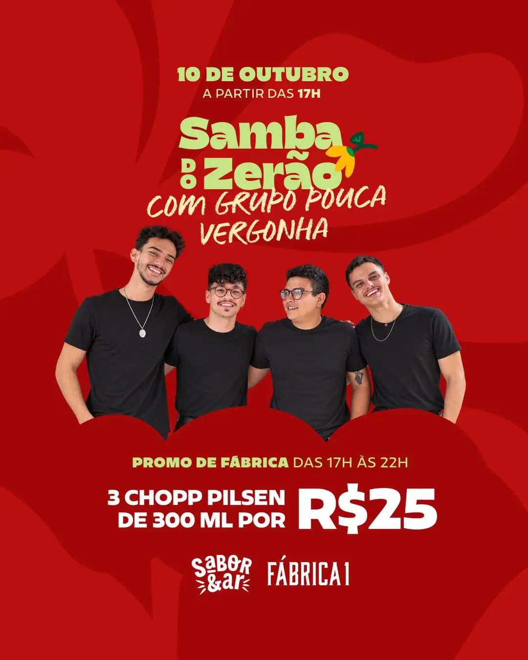 Flyer de Grupo Pouca Vergonha