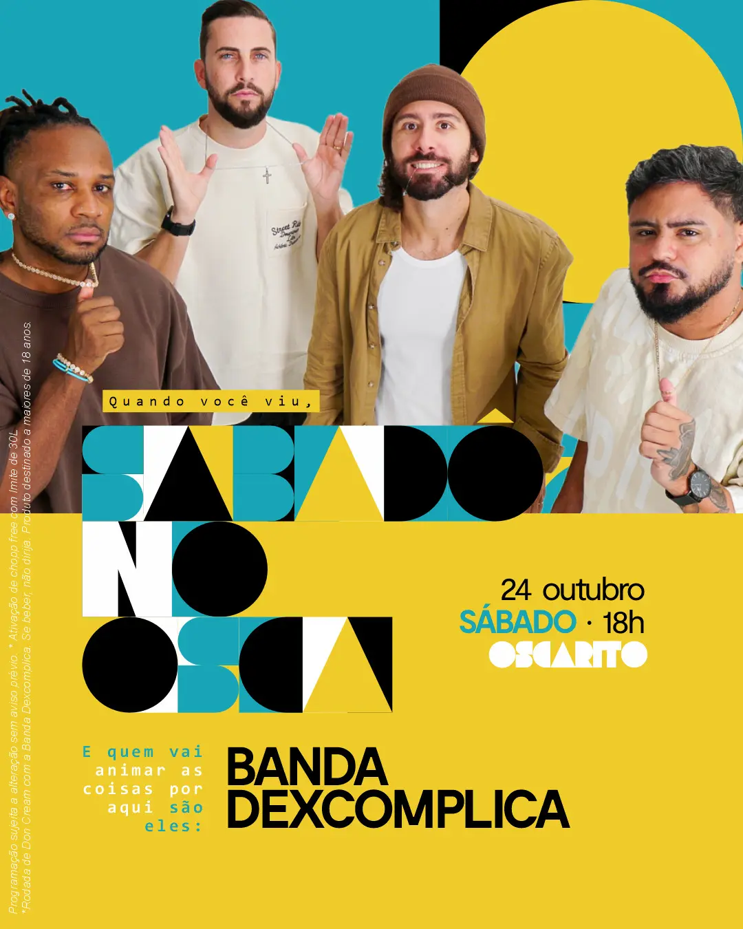 Flyer de Clima de Montanha, Enzo e Rafael e mais 3 artistas